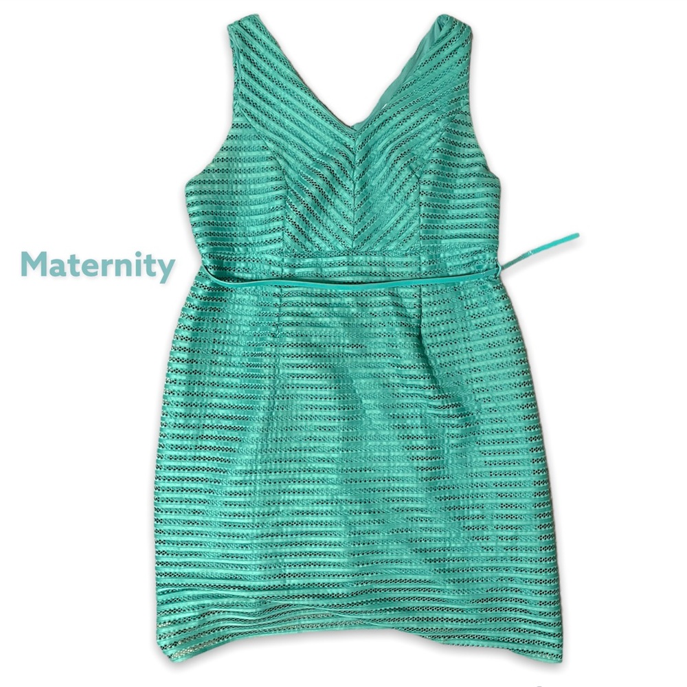MATERNITY! Motherhood branded belted dress Size Large